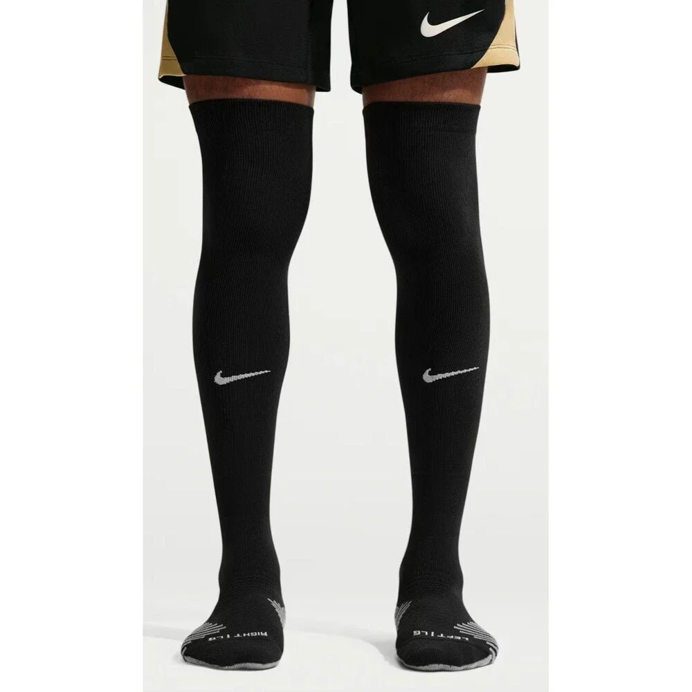 Nike Strike Soccer Dri-Fit Knee-High Black Socks Size XS (13C-3Y)